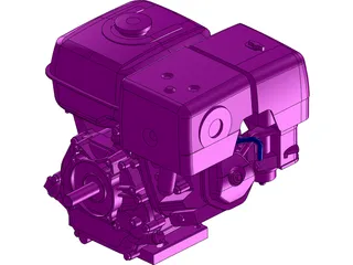 Honda GX390 Engine 3D Model