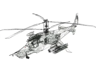 Kamov Ka-50 3D Model