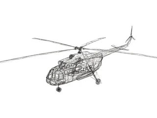 Mil Mi-8 Hip 3D Model