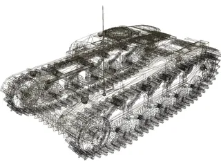 AMX-13A 3D Model