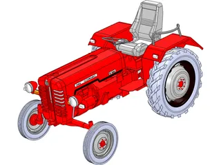 Tractor D326 Mc Cormic 3D Model