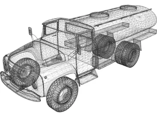 ZIS-3 3D Model