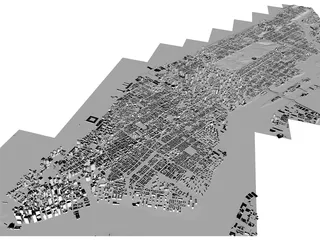 New York City Manhattan 3D Model