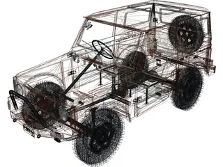 Suzuki Sierra 3D Model