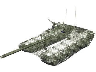 ZTZ-99 Chinese MBT 3D Model