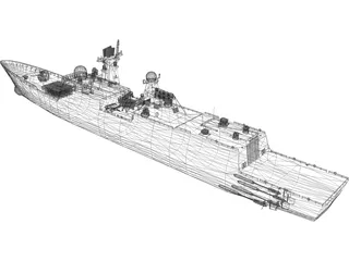 JIANGKAI Type 054A Frigate 3D Model