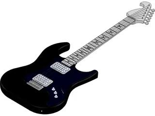 Fender Stratocaster 3D Model