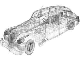 ZIL ZIS 110 (1945) 3D Model