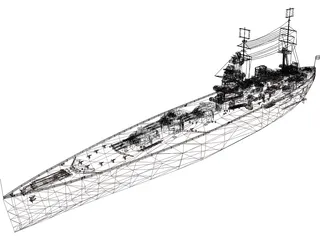 HMS Nelson 3D Model