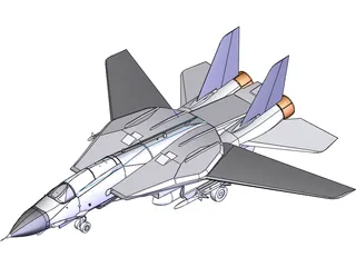 F-14 Tomcat 3D Model