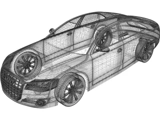 Audi A8 (2010) 3D Model