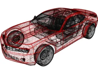 Chevrolet Camaro RS (2009) 3D Model