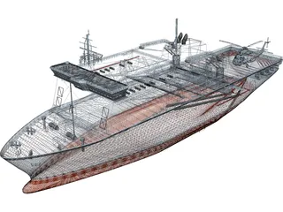 HMNZS Canterbury 3D Model