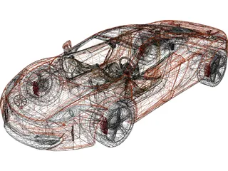 McLaren MP4-12C 3D Model