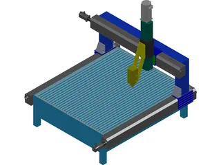 Milling Machine 3D Model