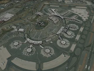 Newark International Airport 3D Model