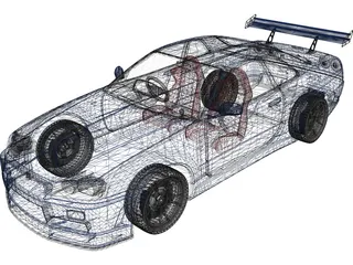 Nissan Skyline GT-R 3D Model