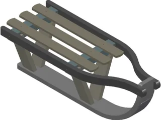 Sport Sledge 3D Model