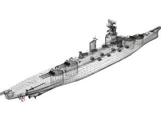 USS Montana 3D Model