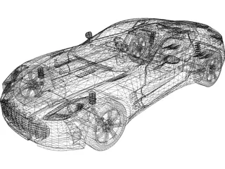 Aston Martin One-77 3D Model