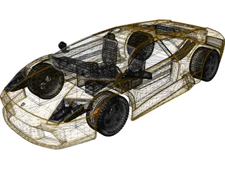 Lamborghini Murcielago 3D Model