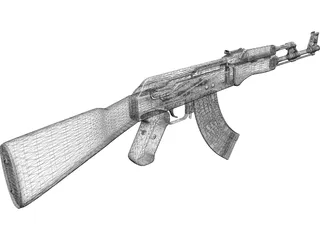 AK-47 3D Model