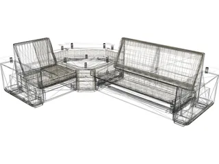 Sofa Liverpool 3D Model