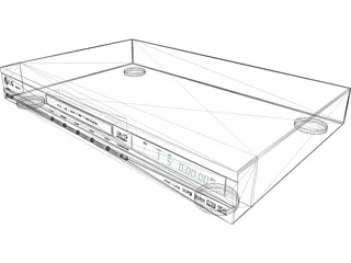 LG DVD Player 3D Model