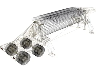 THAAD Radar 3D Model