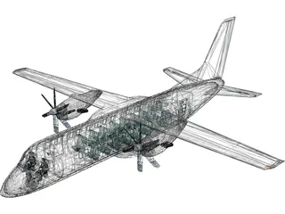 Antonov An-140 3D Model