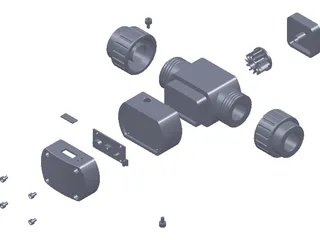 Flow Sensor 3D Model