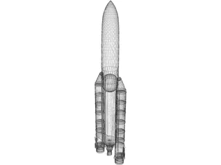 Ariane 5 3D Model