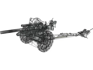 Light Field Howitzer 3D Model