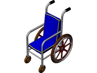 Wheelchair 3D Model