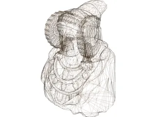 Maya Head 3D Model