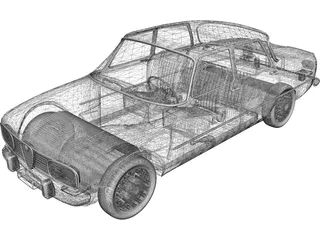 Alfa Romeo Giulia (1970) 3D Model