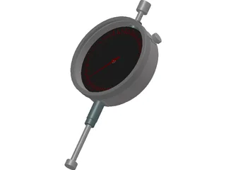 Plunger Dial Indicator 3D Model