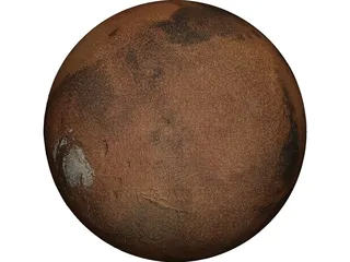 Planet Mars 3D Model