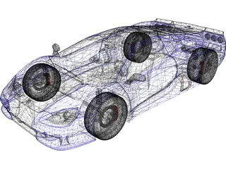 SSC Ultimate Aero 3D Model