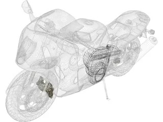 Suzuki Hayabusa 3D Model
