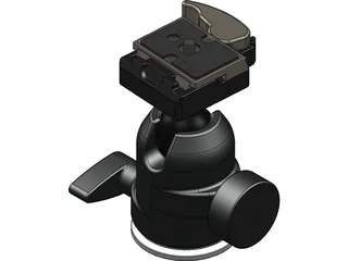 Manfrotto 488RC2 Ball Head 3D Model