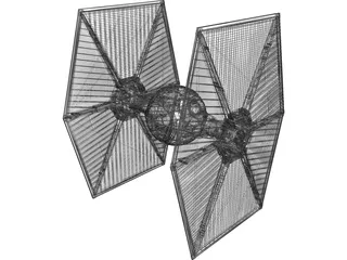 Star Wars Tie Fighter 3D Model