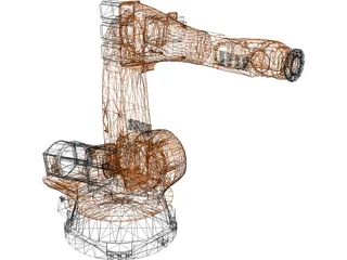 Kuka KR100-140 Robot 3D Model