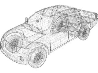 Mitsubishi L 200 3D Model