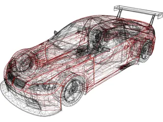 BMW M3 GT2 3D Model