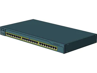 Cisco Catalyst 2950C 3D Model