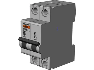 Merlin Gerin C40-2P 24341 3D Model