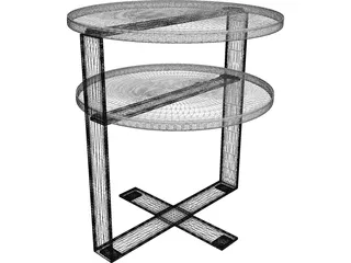 Low Table 3D Model
