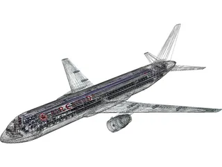 Boeing 767 Air Canada [+Interior] 3D Model