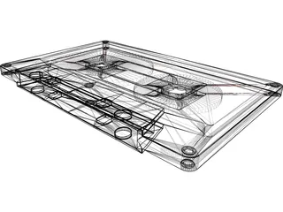 Cassette Tape 3D Model